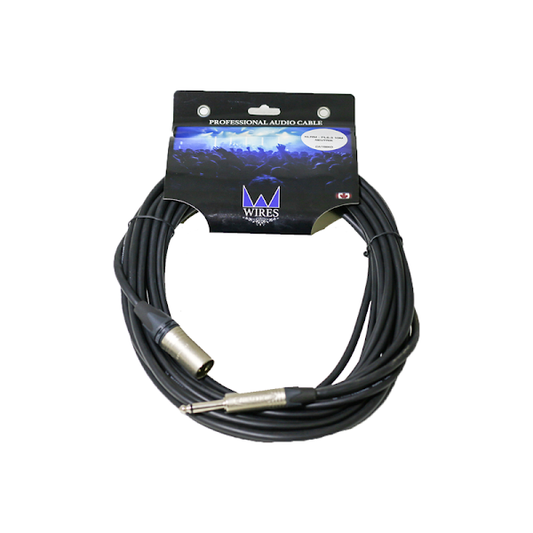 Sound Cable XLR M - PL 6.3 - 10M