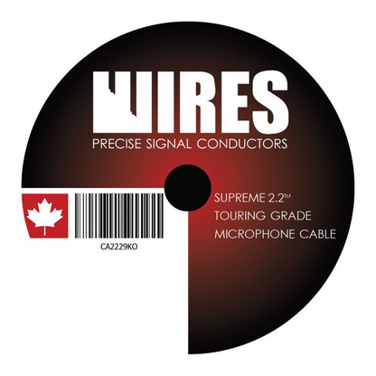 Microphone Cable 2x2mm - 100M Roll