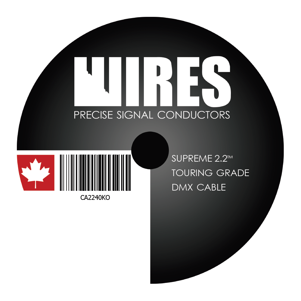 DMX Cable 2x2mm - 100M Roll