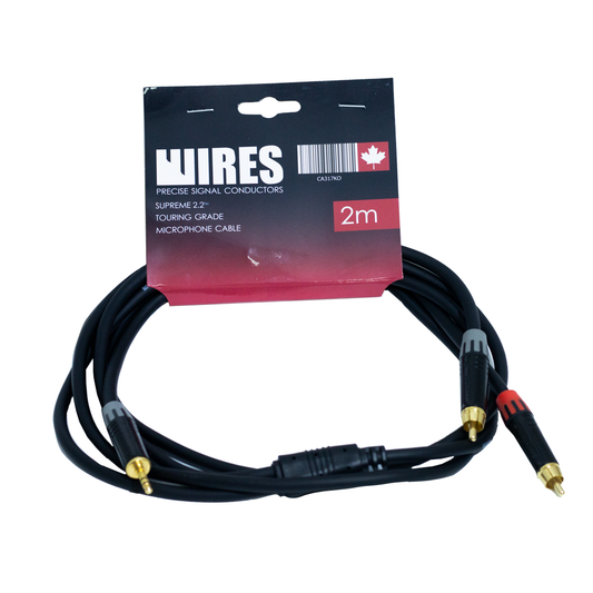 Sound Cable 2 RCA - PL 3.5 - 2M