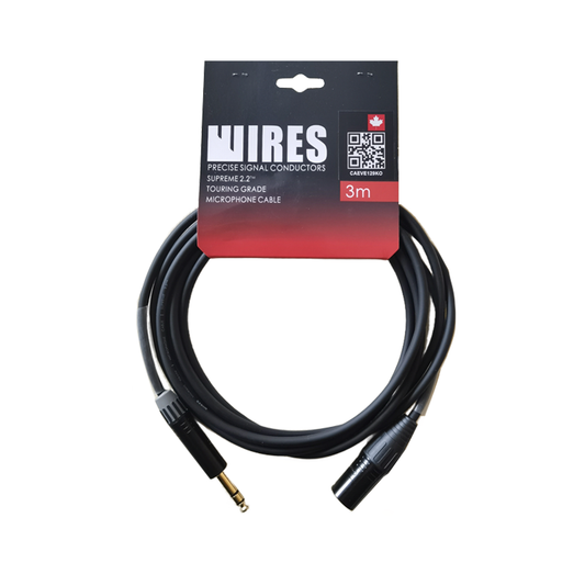 Sound Cable XLR M - PL 6.3 Stereo - 3M